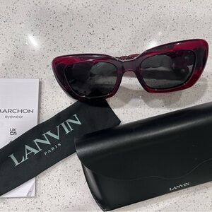 Lanvin Women's Burgundy Sunglasses - never worn!